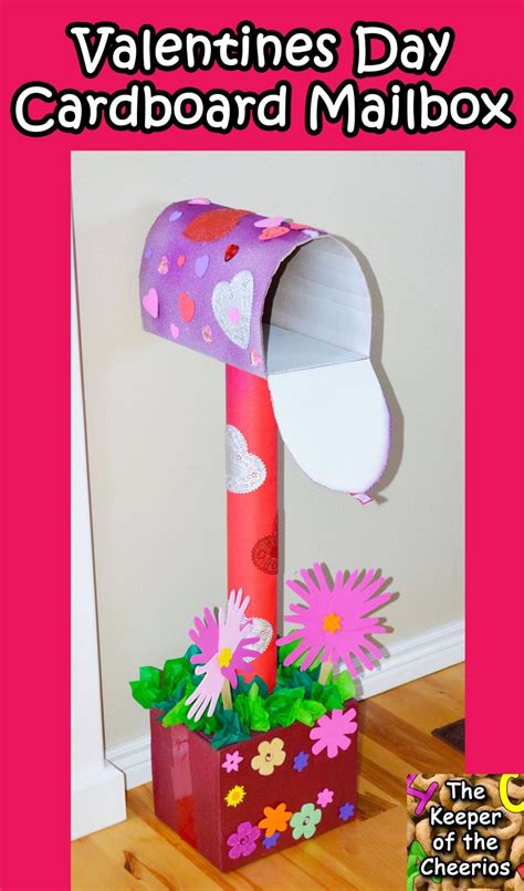 Valentines Day Cardboard Mailbox Diy