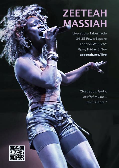 Zeeteah Massiah Live “gorgeous Funky Soulful Music Unmissable ” The Tabernacle 34 35