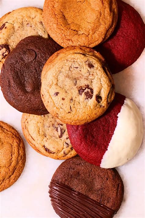4 Kinds Of Soft And Chewy Cookies From One Dough🍪
