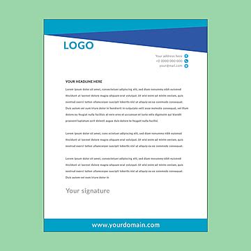 Find the perfect letterheads template for your business Office Letterhead Png, Vector, PSD, and Clipart With ...