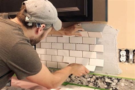 How To Install A Subway Tile Kitchen Backsplash Young House Love