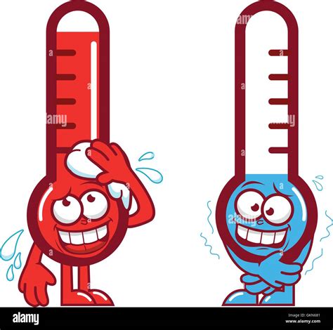 Cartoon Hot Thermometer High Resolution Stock Photography And Images