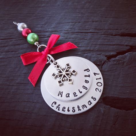 Childrens Christmas Ornament Personalized Childs Etsy