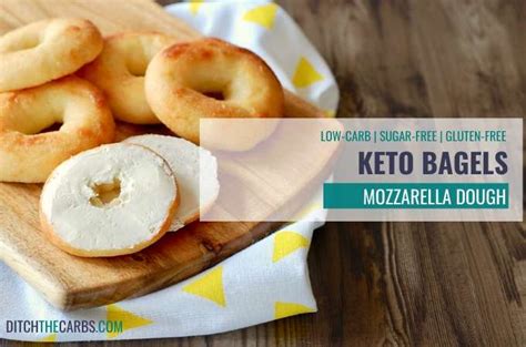 On another bowl hopefully microwaveable place the mozzarella and cream cheese. Keto Mozzarella Dough Bagels + VIDEO - only 2.4g net carbs ...