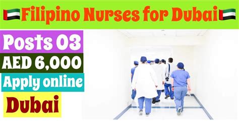 Filipino Nurses Required In Dubai