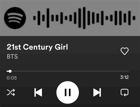 21st Century Girl Bts Spotify Code Voices Of Youth