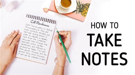 How To Take Notes 7 Effective Note Taking Tips Youtube