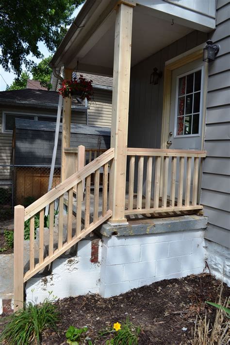 Porch Progress And The Baby Do List Porch Step Railing Porch