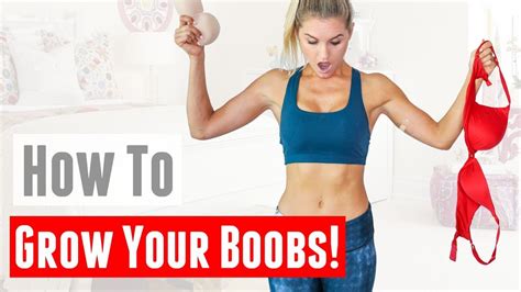 Exercises To Make Your Breasts Grow Bigger Exercise Poster