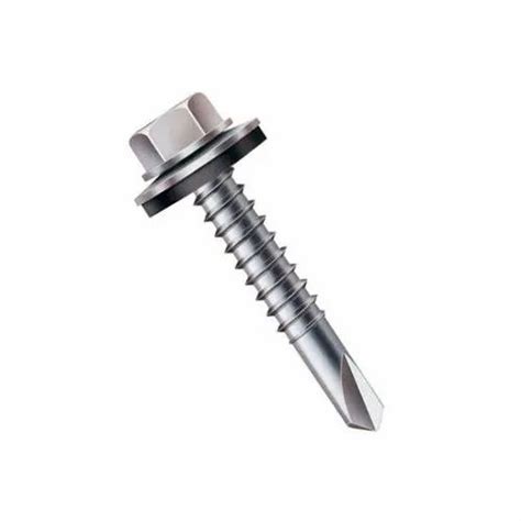 Cs And Ss Hex Head Self Drilling Screws Sds With Metal Bonded Rubber