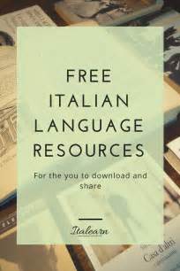 A list of free language resources - ITALEARN