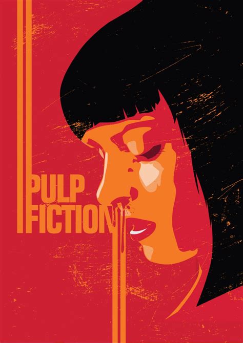 Pulp Fiction Alternative Movie Poster Iamloudness Posterspy