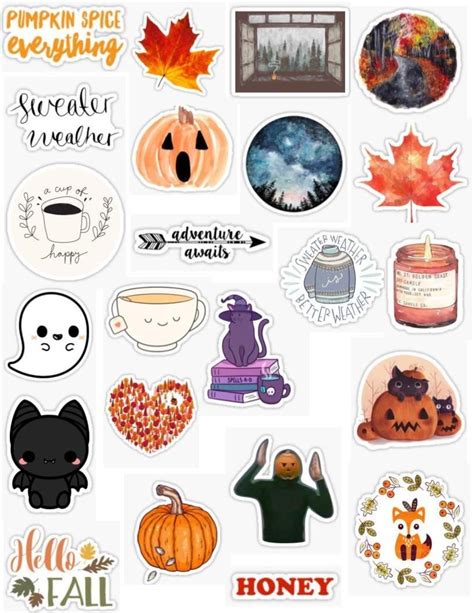 Fall Sticker Pack Sticker By Lauren53103 Autumn Stickers