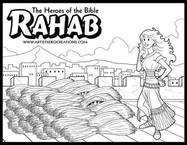 J is for jesus is another sweet holiday story for children that uses the candy cane to represent the gospel message. Rahab And The Spies - Free Coloring Pages