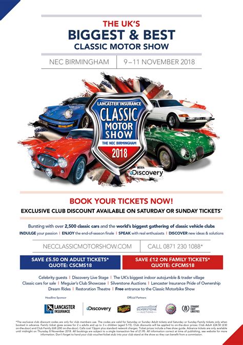 Nec Classic Car Show Discounted Tickets Past Events Gto Uk