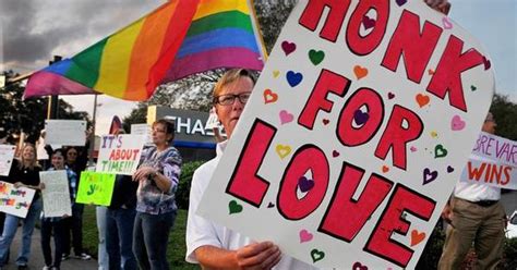 Rally Celebrates First Day Of Gay Marriages In Fla