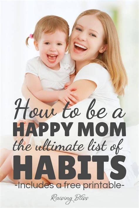What Are The Habits Of A Happy Mom What Makes Moms Satisfied And