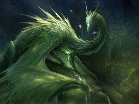 Dragon Vert Green Dragon Fantasy Dragon Fantasy Art Fantasy