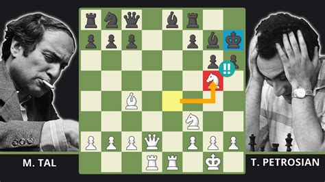 Mikhail Tal Defeats Tigran Petrosian In 23 Moves Tal Vs Petrosian