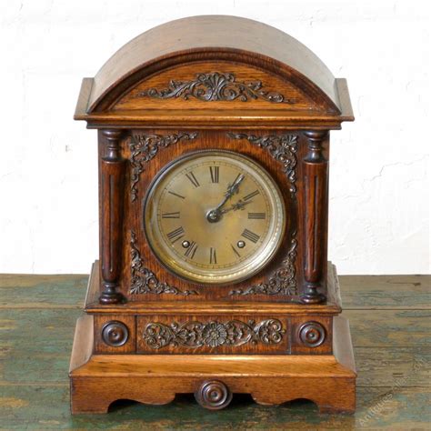Antiques Atlas Victorian Oak Mantel Clock As589a550 A 854