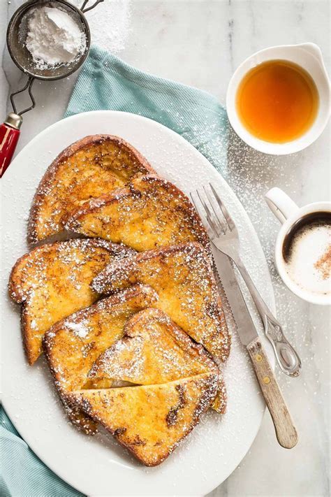 A Creamy Pumpkin Spiced French Toast Made With Slices Of Brioche Bread