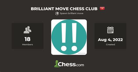 Brilliant Move Chess Club Chess Club