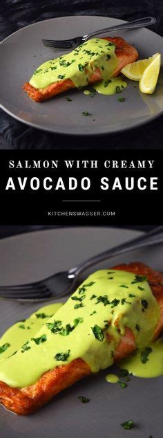 Salmon Fish Tacos With Avocado Crema Kirbies Cravings Recipe