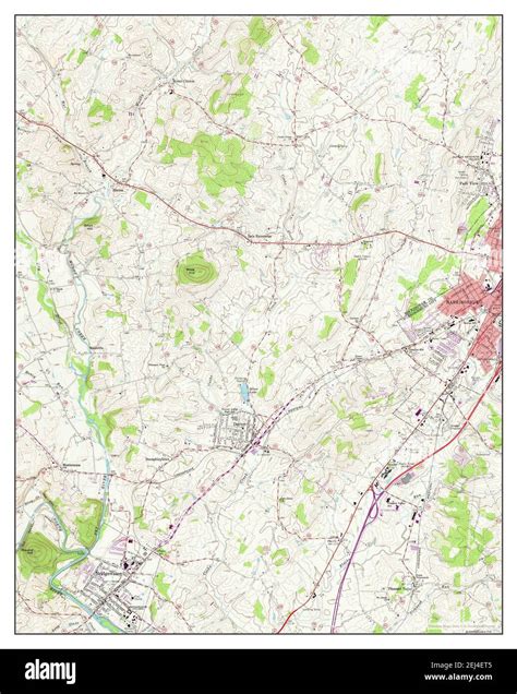 Bridgewater Virginia Map 1964 124000 United States Of America By