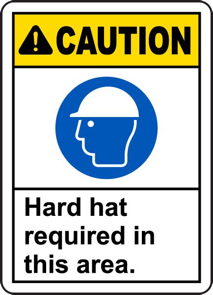 Hard Hat Required In This Area Sign G2562 By
