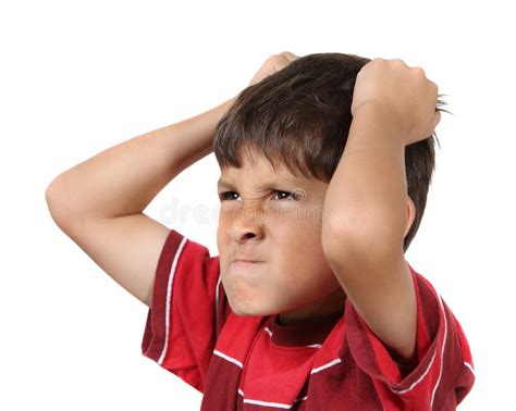 Mad Or Angry Young Boy Stock Image Image Of Little Frown 22391371