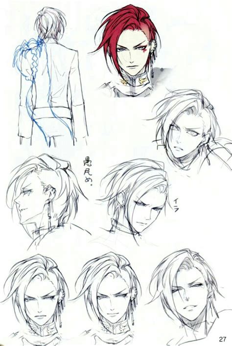 Gallery of anime haircut ideas for men. Pin by Alexia Rodriguez on drawing practice reference ...