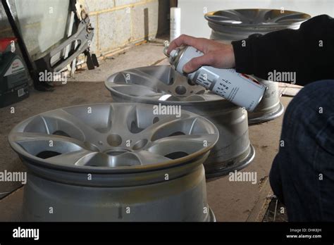 Car Alloy Wheels High Resolution Stock Photography And Images Alamy