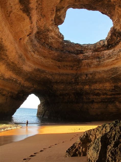 A Sea Cave In The Algarve Portugal Imgur Sea Cave Algarve