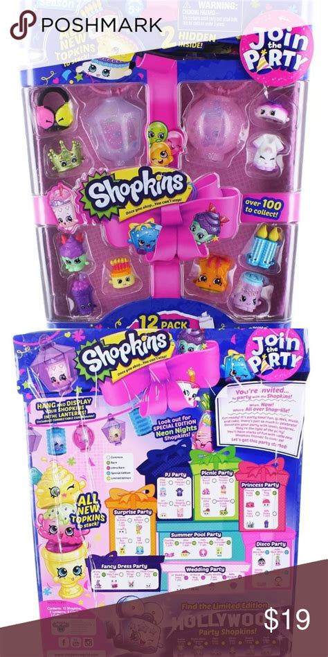 🎉shopkins Season 7 Join The Party 12 Pack New In Box Same Or