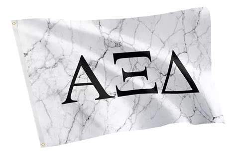Alpha Xi Delta Flag Cartel De Letras Griegas De 3 Pies X 5 Meses