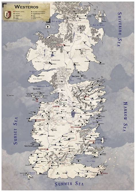 Maps Of Westeros Westeros Map Map Fantasy Map Images