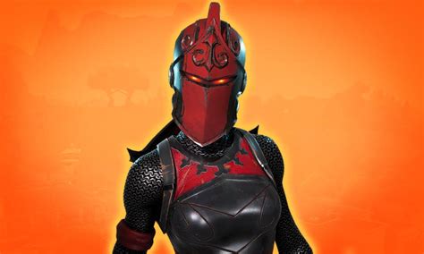Red Knight Fortnite Skin Red And Black Leather Outfit