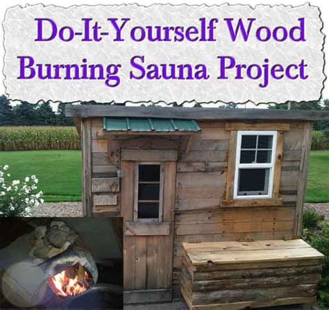 How To Build A Wood Burning Sauna With Images Sauna