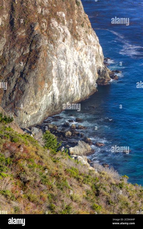 Cliffs Of Big Sur Stock Photo Alamy