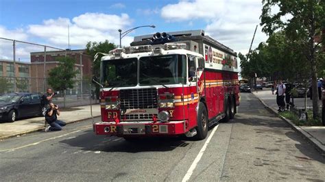 Fdny Rescue 2 Responding On Bergen Street In The Crown Heights Area Of