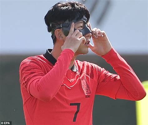 Why Is South Koreas Son Heung Min Wearing A Mask At The