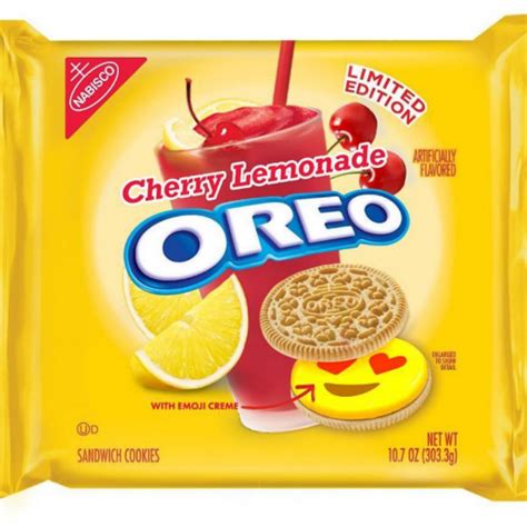 Cherry lemonade oreos | Oreo cookie flavors, Pop tart flavors, Weird oreo flavors