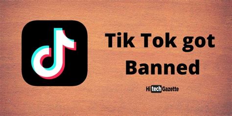 Tik Tok Got Banned Effects On Youngsters Hi Tech Gazette