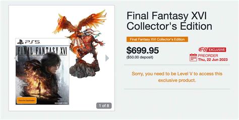 La Edición De Coleccionista De Final Fantasy Xvi Es Exclusiva De Eb