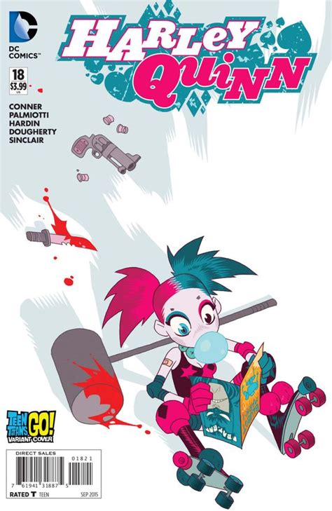Harley Quinn 18 Teen Titans Go Variant Cover Value Gocollect