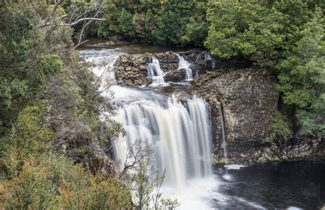 Image Of Waterfall In Tasmania Austockphoto
