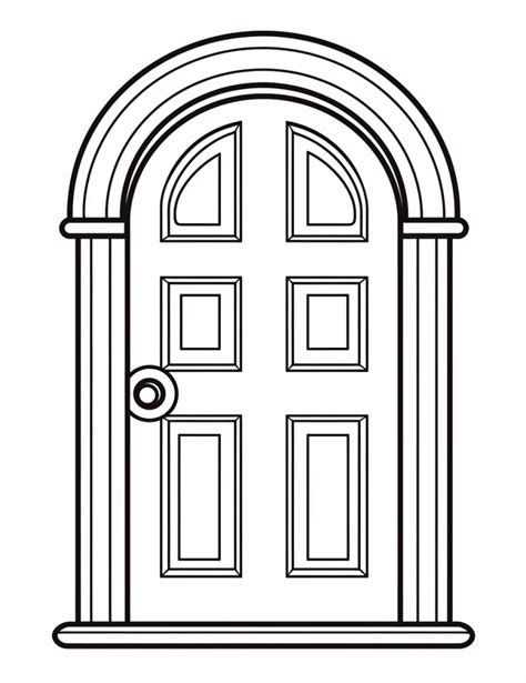 12 Door Coloring Pages Printable Coloring Pages Coloring Delight