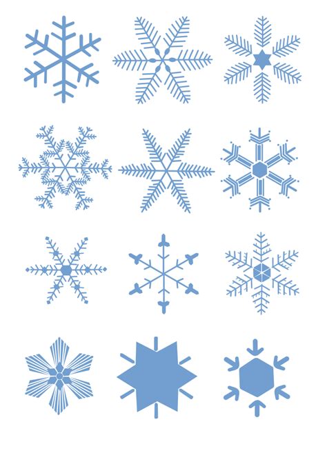 Ice Crystal Snowflakes Png Transparent Background Free Download