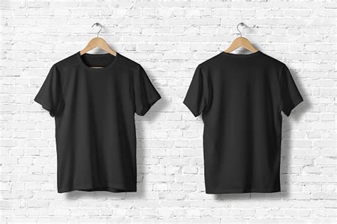 11065 Black T Shirt Mockup Front And Back Free Amazing Psd Mockups File