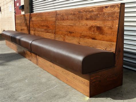 Banquette Seating And Fixed Seating Forest Contract Wood Banquette